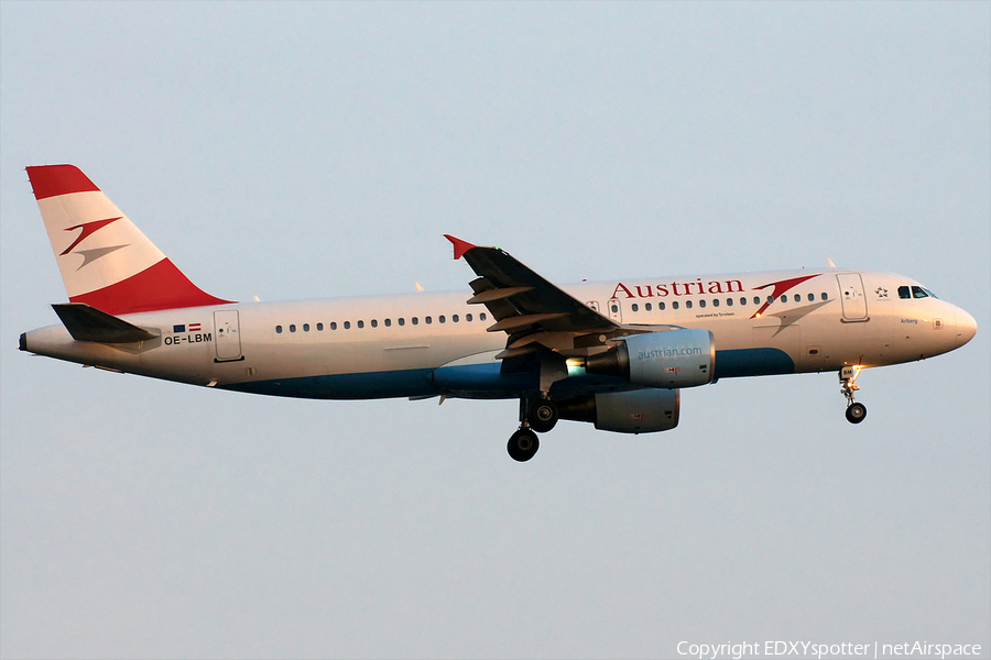 Austrian Airlines Airbus A320-214 (OE-LBM) | Photo 276146