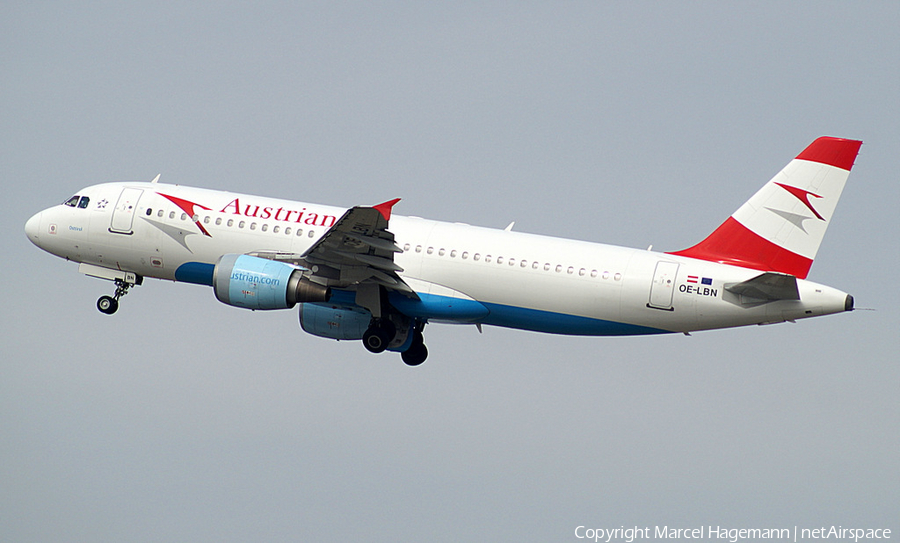 Austrian Airlines Airbus A320-214 (OE-LBN) | Photo 120626