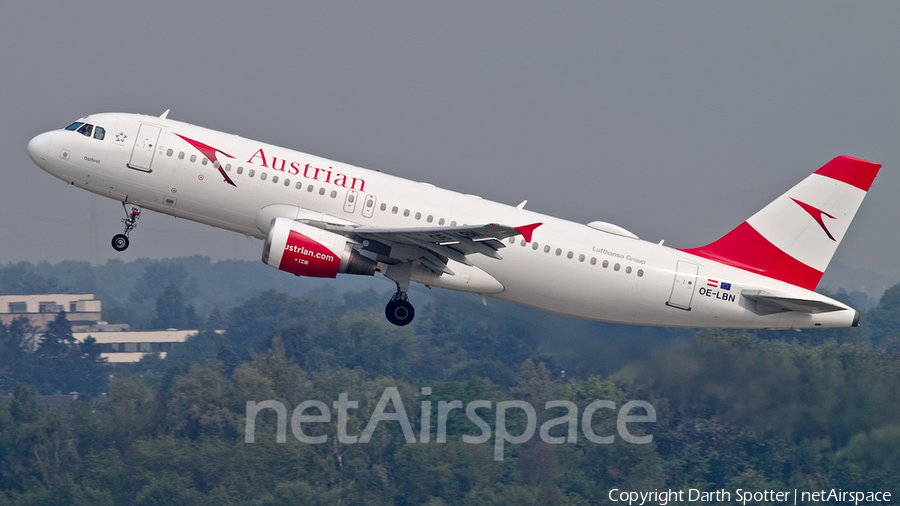 Austrian Airlines Airbus A320-214 (OE-LBN) | Photo 267226