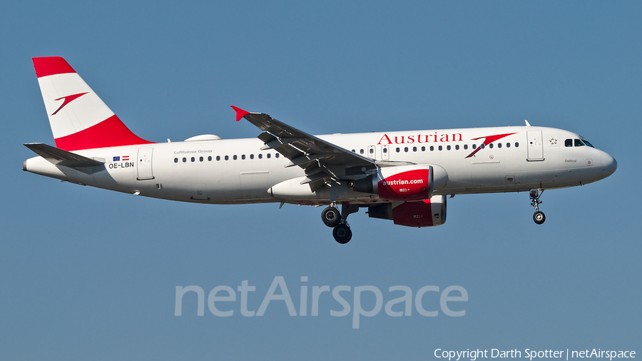 Austrian Airlines Airbus A320-214 (OE-LBN) | Photo 356485
