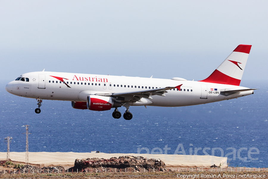 Austrian Airlines Airbus A320-214 (OE-LBN) | Photo 468615