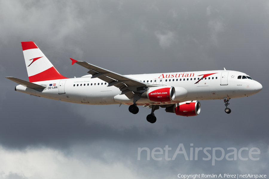 Austrian Airlines Airbus A320-214 (OE-LBN) | Photo 615157