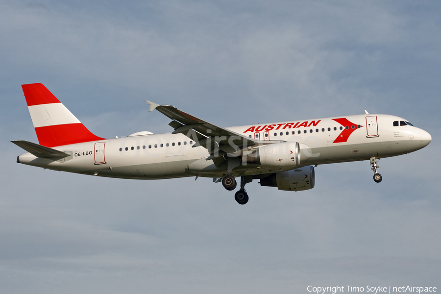 Austrian Airlines Airbus A320-214 (OE-LBO) | Photo 346151