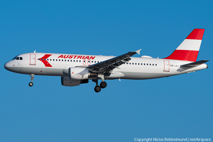 Austrian Airlines Airbus A320-214 (OE-LBO) | Photo 368436
