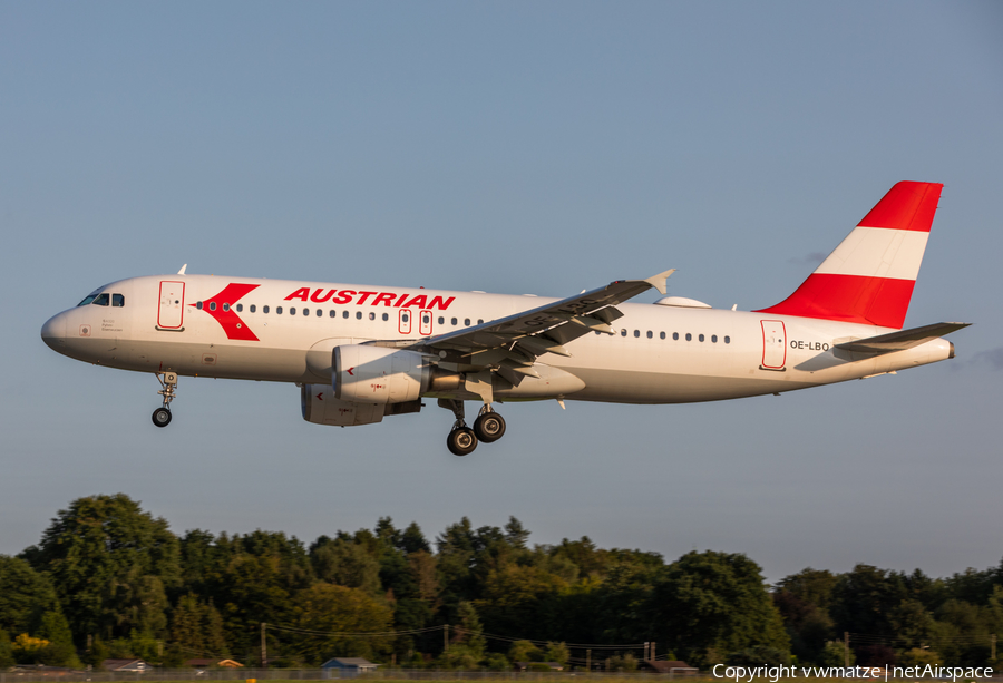 Austrian Airlines Airbus A320-214 (OE-LBO) | Photo 469550