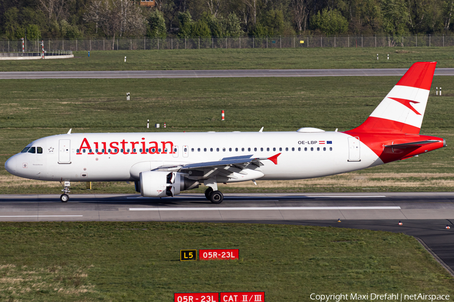 Austrian Airlines Airbus A320-214 (OE-LBP) | Photo 503385