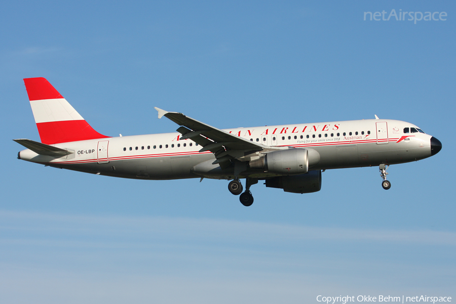 Austrian Airlines Airbus A320-214 (OE-LBP) | Photo 37381