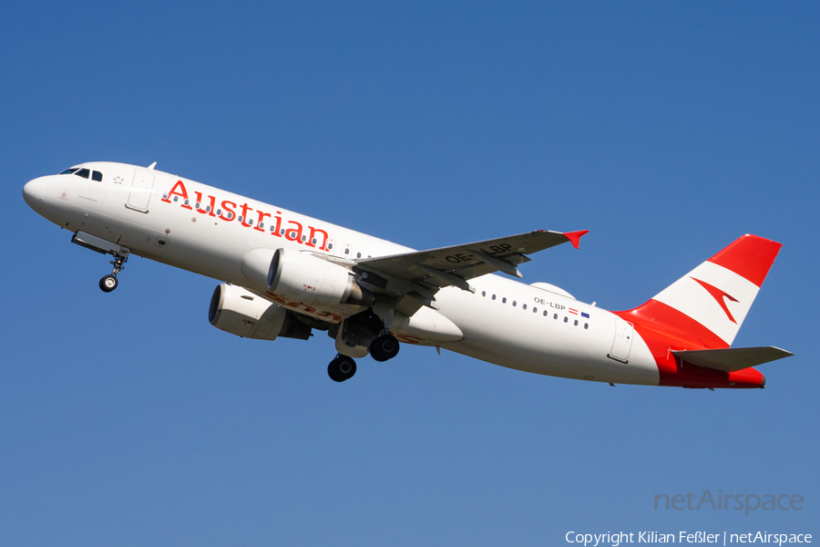 Austrian Airlines Airbus A320-214 (OE-LBP) | Photo 507394