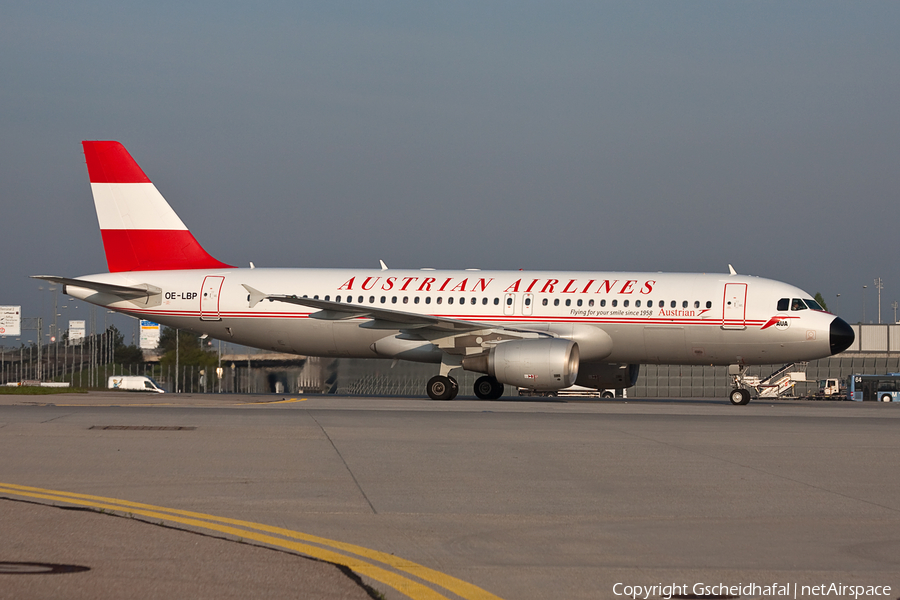 Austrian Airlines Airbus A320-214 (OE-LBP) | Photo 75378