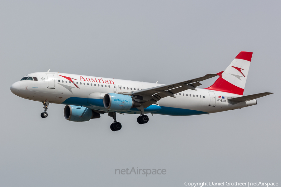 Austrian Airlines Airbus A320-214 (OE-LBQ) | Photo 91444