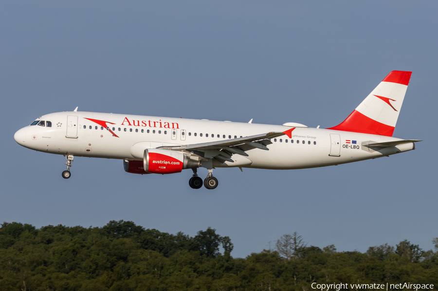Austrian Airlines Airbus A320-214 (OE-LBQ) | Photo 518860