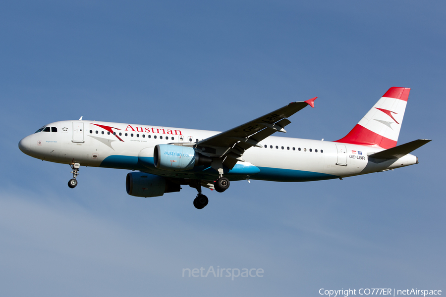 Austrian Airlines Airbus A320-214 (OE-LBR) | Photo 57113