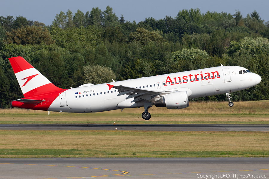 Austrian Airlines Airbus A320-214 (OE-LBS) | Photo 344066