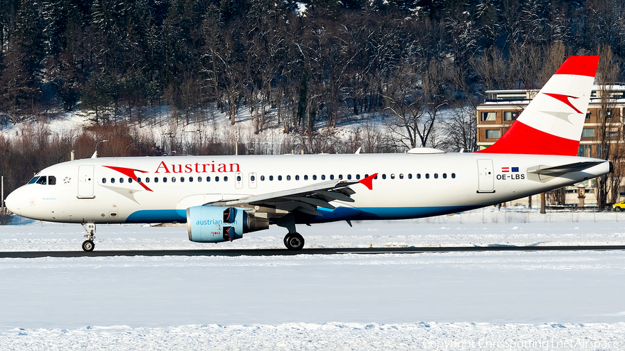 Austrian Airlines Airbus A320-214 (OE-LBS) | Photo 289093