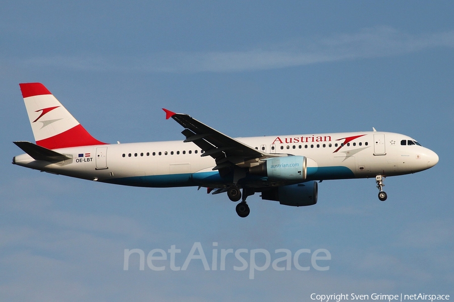 Austrian Airlines Airbus A320-214 (OE-LBT) | Photo 23187