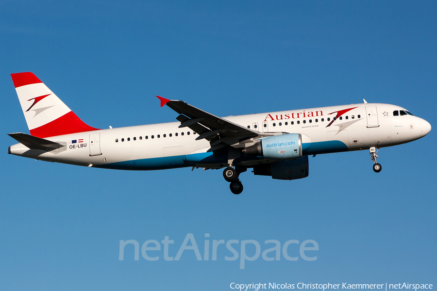 Austrian Airlines Airbus A320-214 (OE-LBU) | Photo 121611