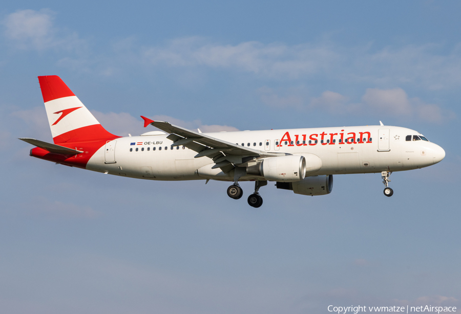 Austrian Airlines Airbus A320-214 (OE-LBU) | Photo 454729