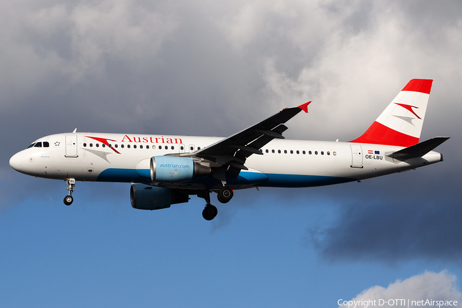 Austrian Airlines Airbus A320-214 (OE-LBU) | Photo 375842