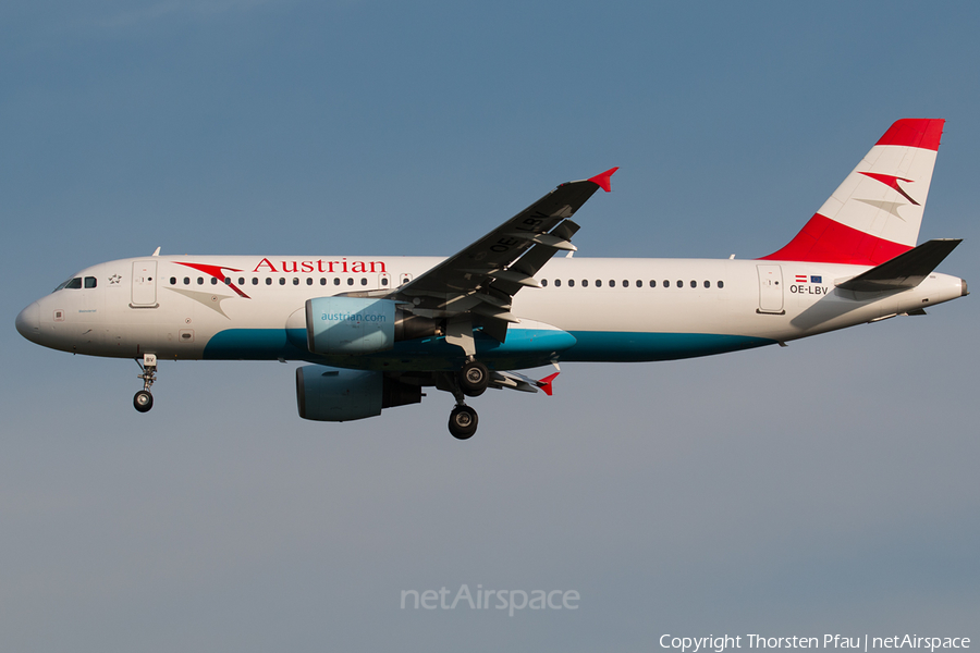 Austrian Airlines Airbus A320-214 (OE-LBV) | Photo 76163