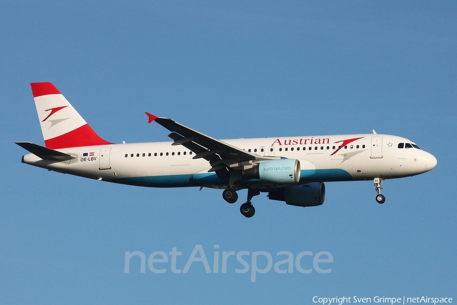 Austrian Airlines Airbus A320-214 (OE-LBV) | Photo 48057