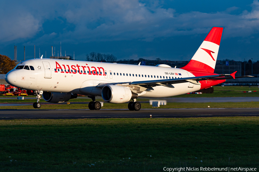 Austrian Airlines Airbus A320-214 (OE-LBV) | Photo 481359