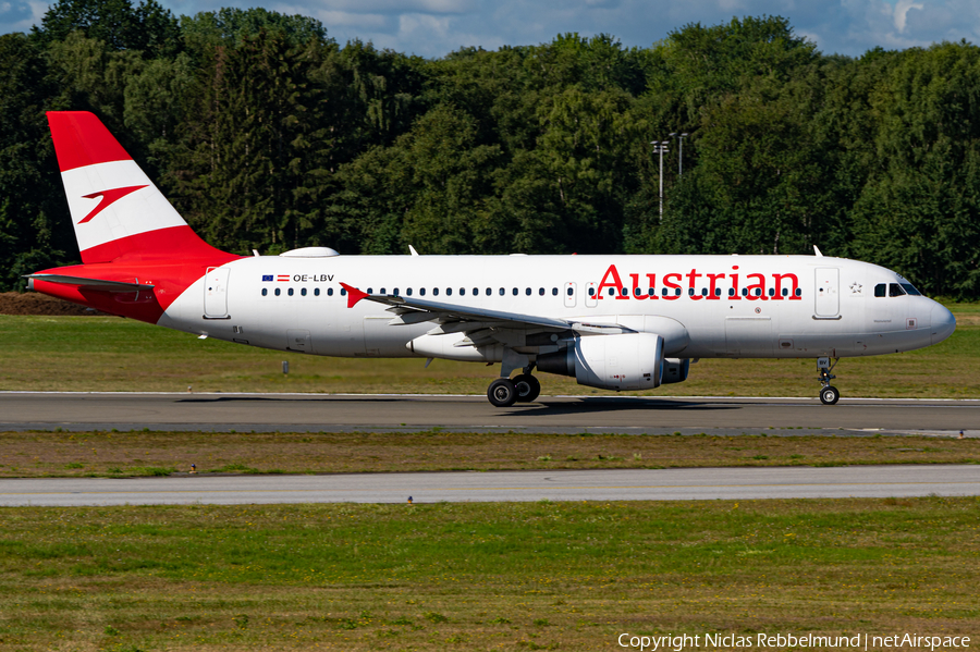 Austrian Airlines Airbus A320-214 (OE-LBV) | Photo 520052