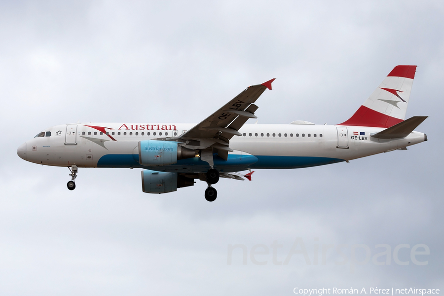 Austrian Airlines Airbus A320-214 (OE-LBV) | Photo 309330