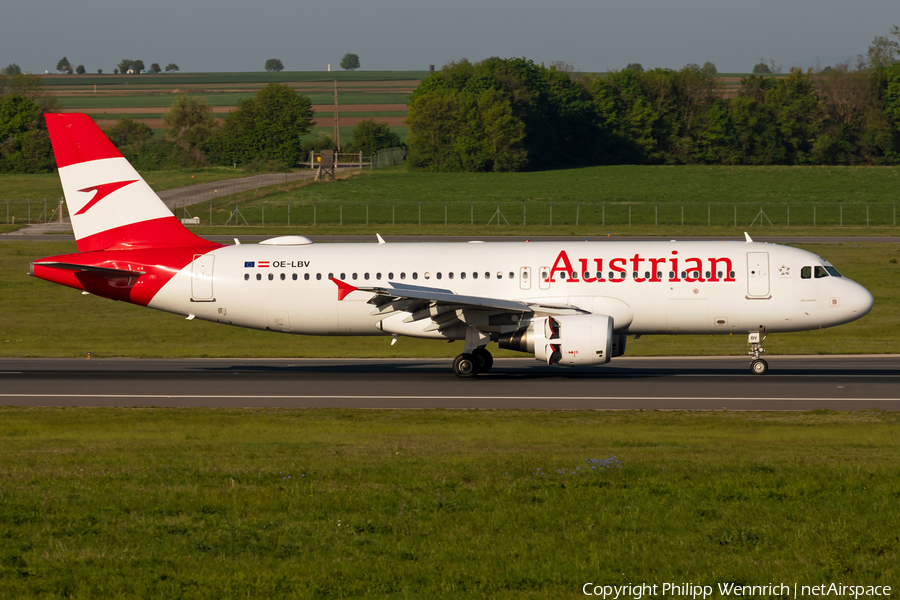 Austrian Airlines Airbus A320-214 (OE-LBV) | Photo 636652