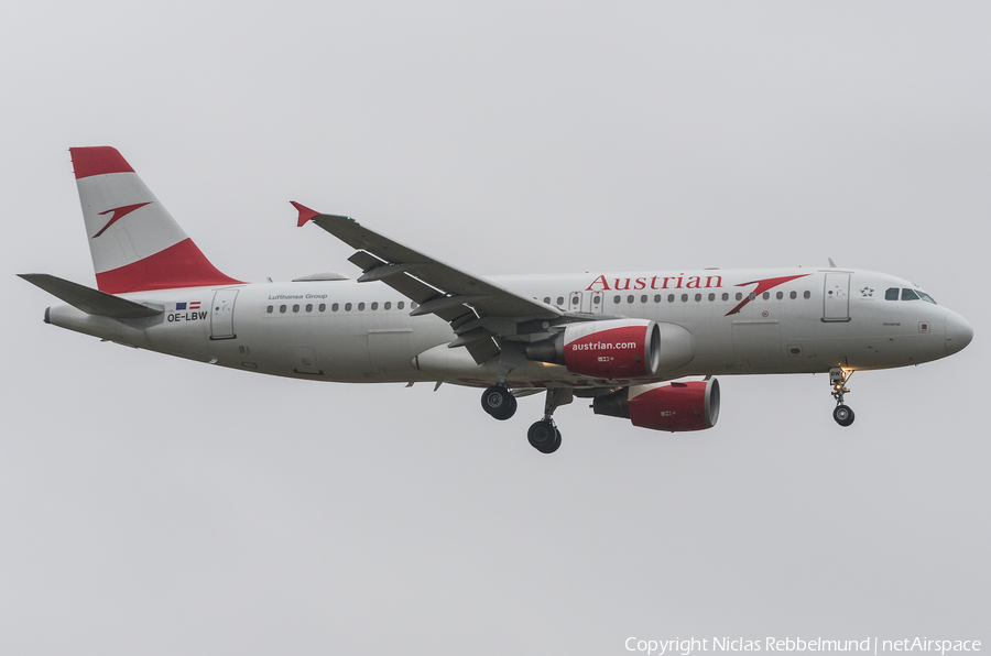 Austrian Airlines Airbus A320-214 (OE-LBW) | Photo 281048