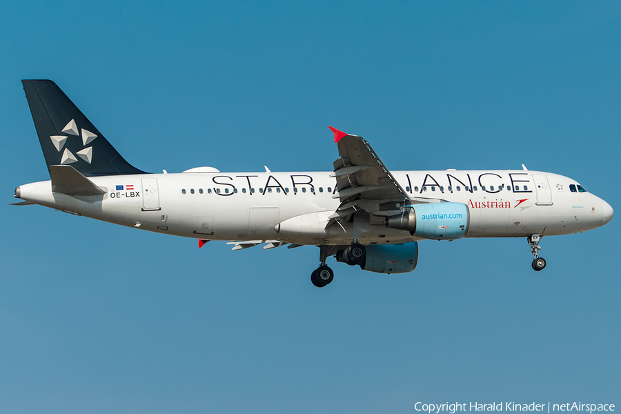 Austrian Airlines Airbus A320-214 (OE-LBX) | Photo 295434
