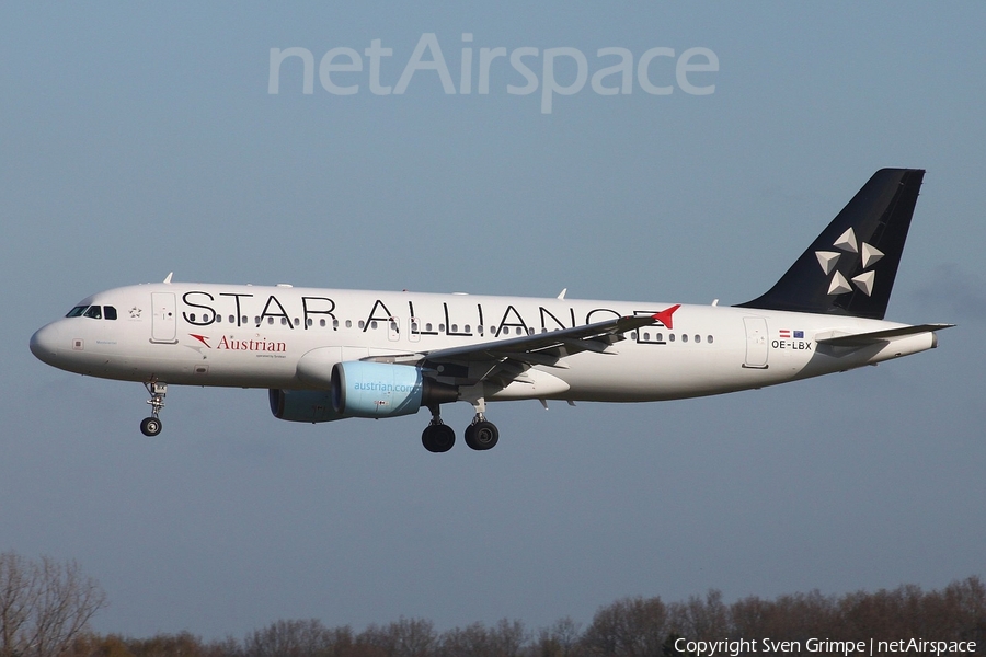 Austrian Airlines Airbus A320-214 (OE-LBX) | Photo 25646