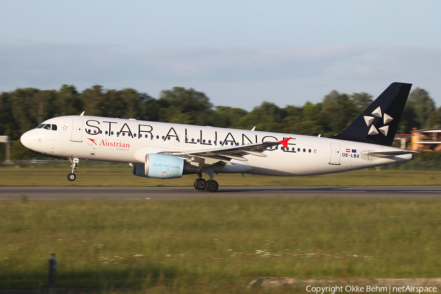 Austrian Airlines Airbus A320-214 (OE-LBX) | Photo 37387