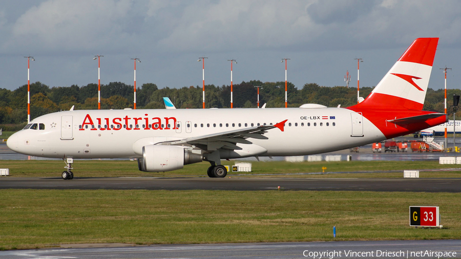 Austrian Airlines Airbus A320-214 (OE-LBX) | Photo 529631