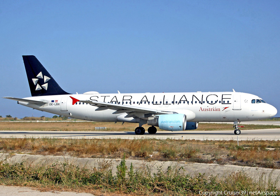 Austrian Airlines Airbus A320-214 (OE-LBX) | Photo 293512