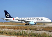 Austrian Airlines Airbus A320-214 (OE-LBX) at  Rhodes, Greece