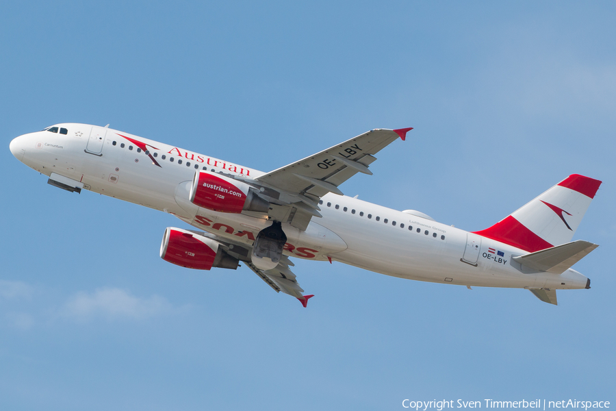 Austrian Airlines Airbus A320-214 (OE-LBY) | Photo 160353