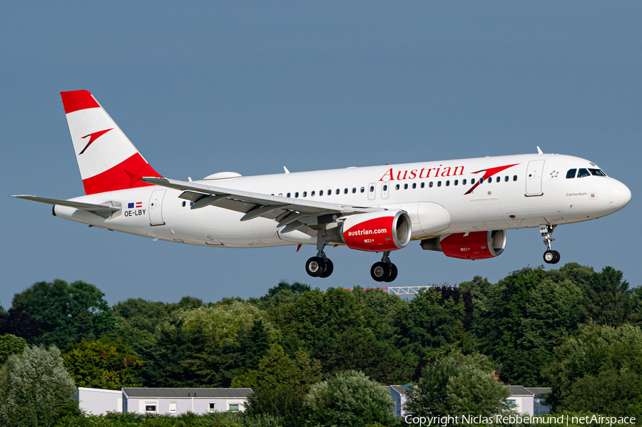 Austrian Airlines Airbus A320-214 (OE-LBY) | Photo 457426