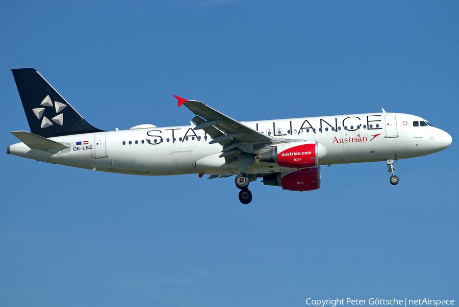 Austrian Airlines Airbus A320-214 (OE-LBZ) | Photo 267581
