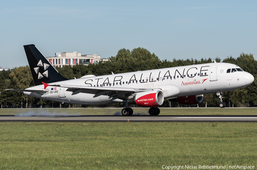 Austrian Airlines Airbus A320-214 (OE-LBZ) | Photo 267660