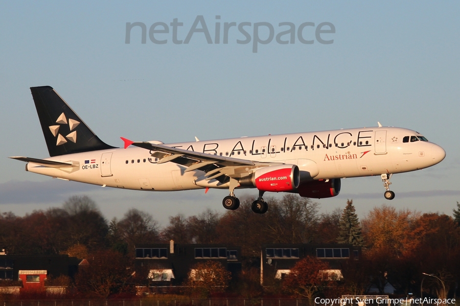 Austrian Airlines Airbus A320-214 (OE-LBZ) | Photo 490456
