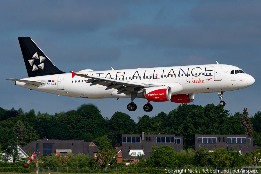 Austrian Airlines Airbus A320-214 (OE-LBZ) | Photo 510890