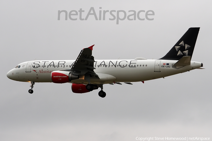 Austrian Airlines Airbus A320-214 (OE-LBZ) | Photo 534639