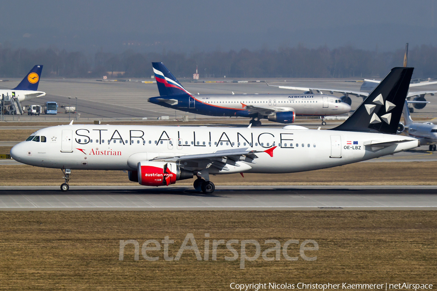Austrian Airlines Airbus A320-214 (OE-LBZ) | Photo 161155