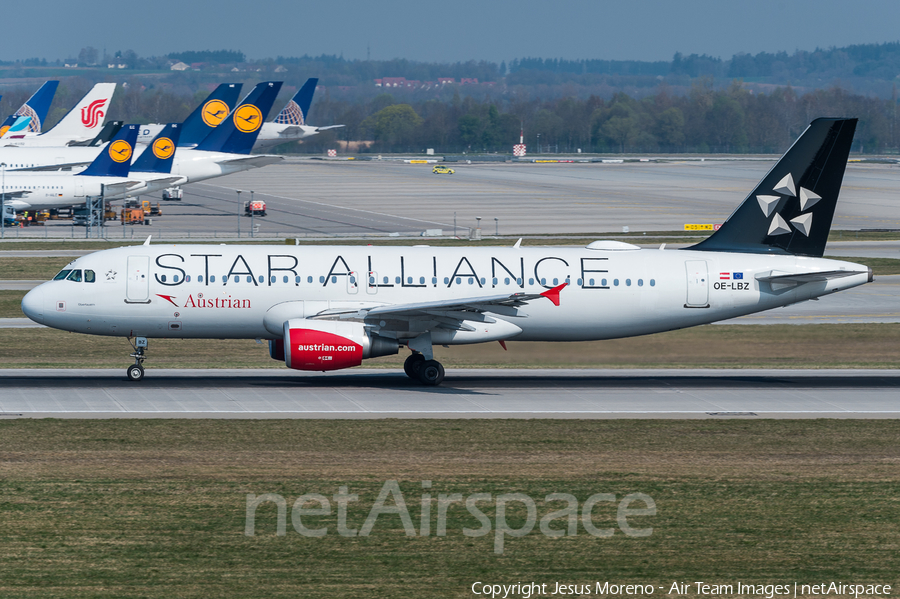 Austrian Airlines Airbus A320-214 (OE-LBZ) | Photo 170937