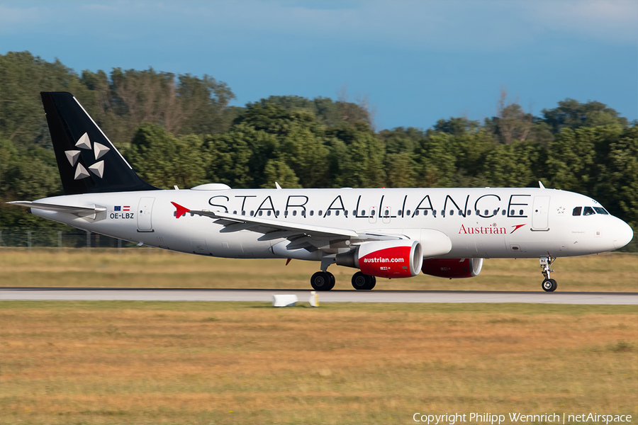 Austrian Airlines Airbus A320-214 (OE-LBZ) | Photo 194984