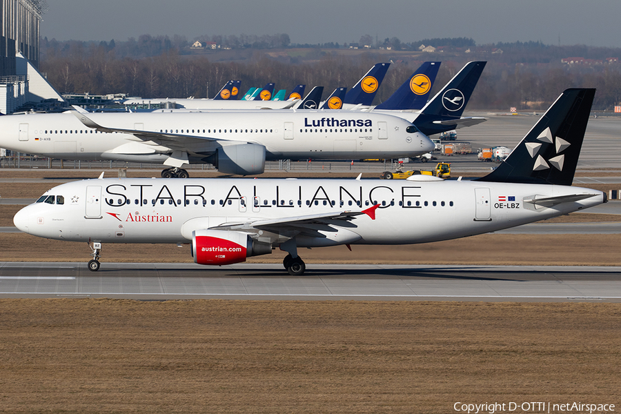 Austrian Airlines Airbus A320-214 (OE-LBZ) | Photo 295982