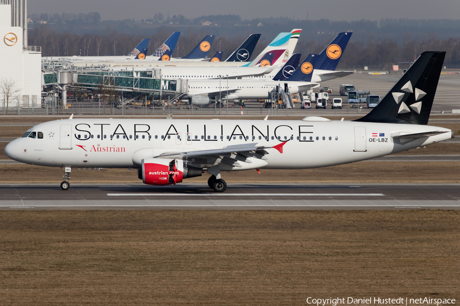 Austrian Airlines Airbus A320-214 (OE-LBZ) | Photo 416873