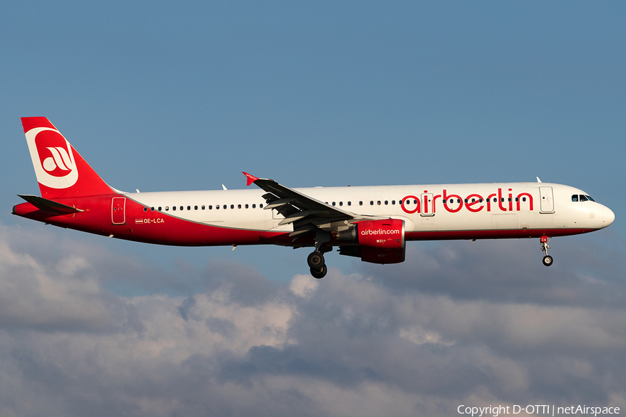 Air Berlin (Niki) Airbus A321-211 (OE-LCA) | Photo 175812
