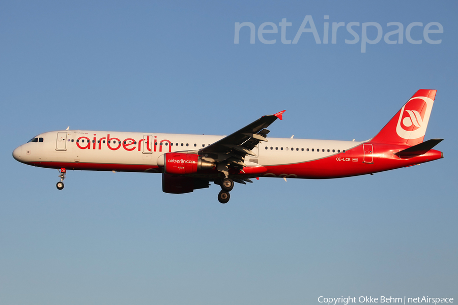 Air Berlin (Niki) Airbus A321-211 (OE-LCB) | Photo 166354