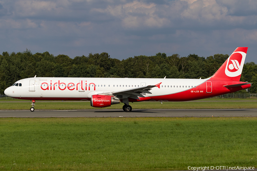 Air Berlin (Niki) Airbus A321-211 (OE-LCB) | Photo 180190